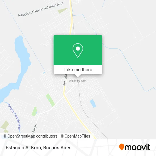Mapa de Estación A. Korn