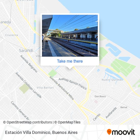 Estación Villa Domínico map