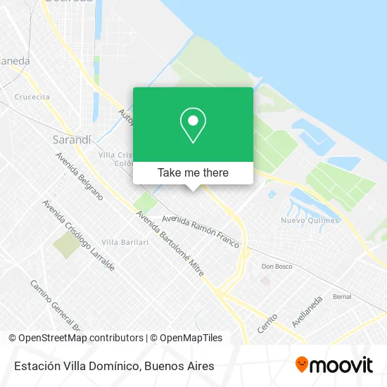 Mapa de Estación Villa Domínico