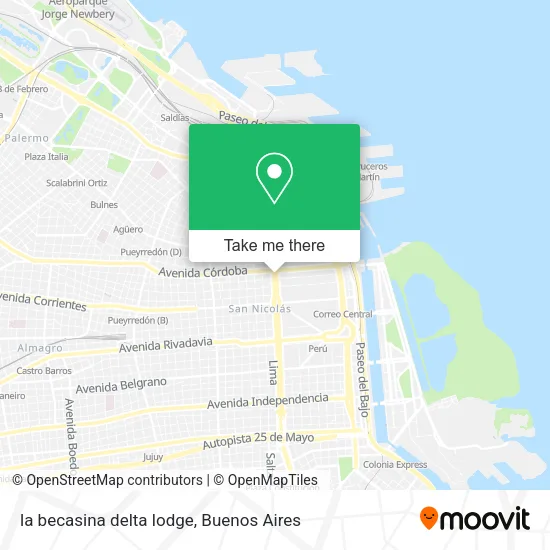 la becasina delta lodge map