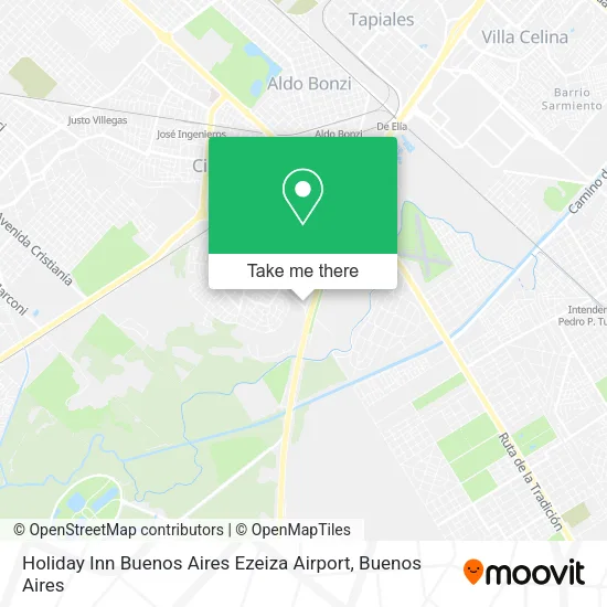 Holiday Inn Buenos Aires Ezeiza Airport map