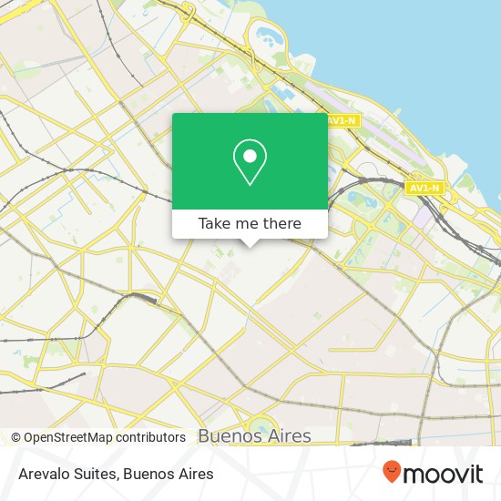 Arevalo Suites map