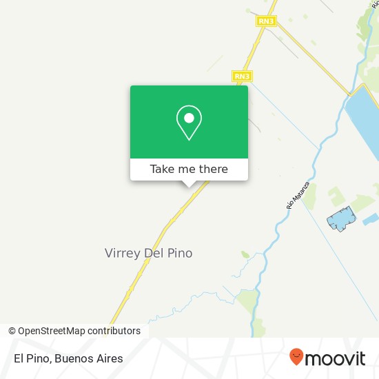 El Pino map