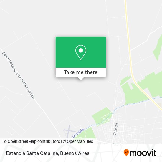 Estancia Santa Catalina map