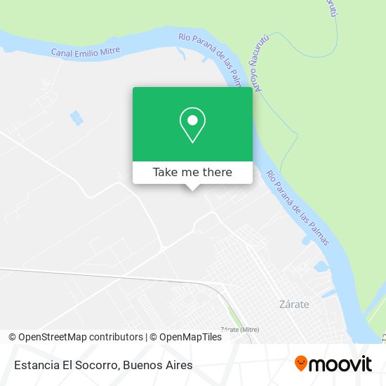 Estancia El Socorro map
