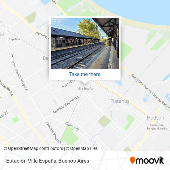 Estación Villa España map