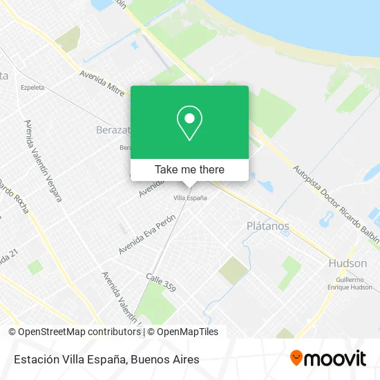 Estación Villa España map