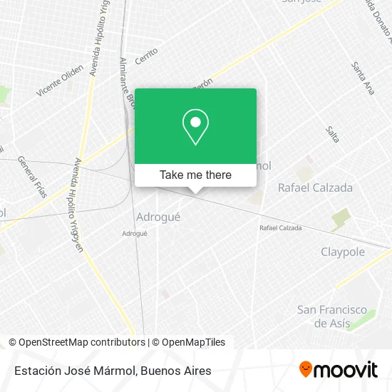Mapa de Estación José Mármol
