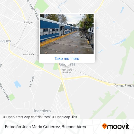 Estación Juan María Gutiérrez map