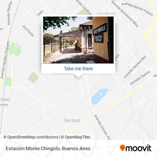 Estación Monte Chingolo map