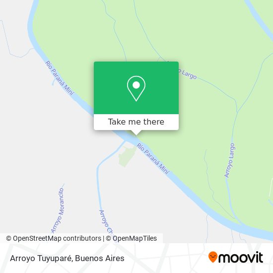 Arroyo Tuyuparé map