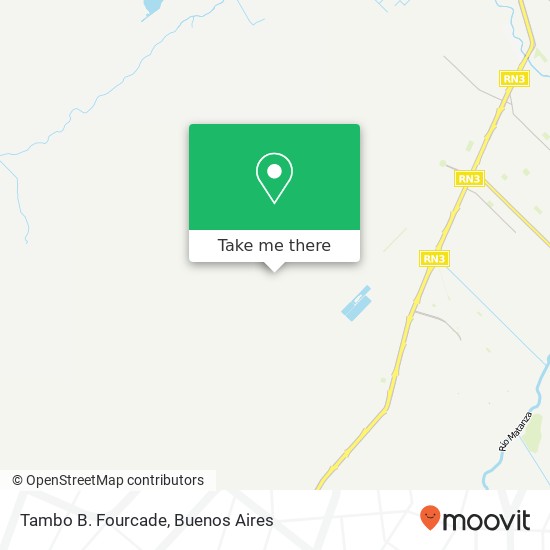 Mapa de Tambo B. Fourcade