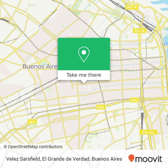 Velez Sarsfield, El Grande de Verdad map