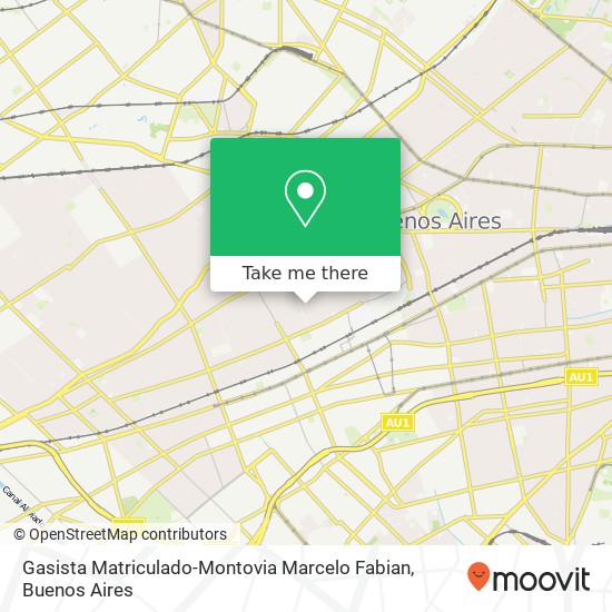 Gasista Matriculado-Montovia Marcelo Fabian map