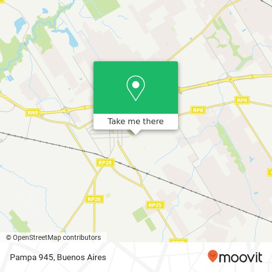 Pampa 945 map