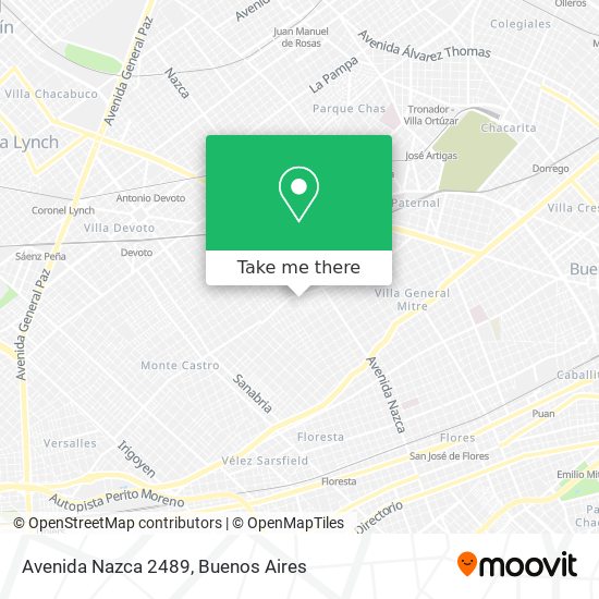 Avenida Nazca 2489 map