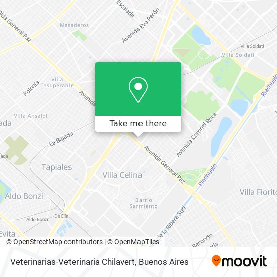 Veterinarias-Veterinaria Chilavert map