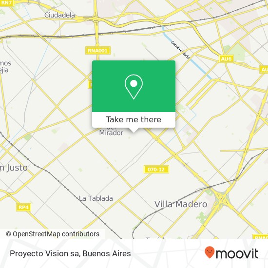 Proyecto Vision sa map