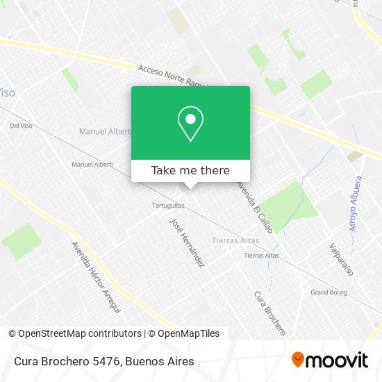 Mapa de Cura Brochero 5476