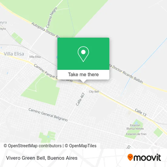 Vivero Green Bell map