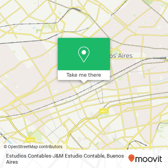 Estudios Contables-J&M Estudio Contable map