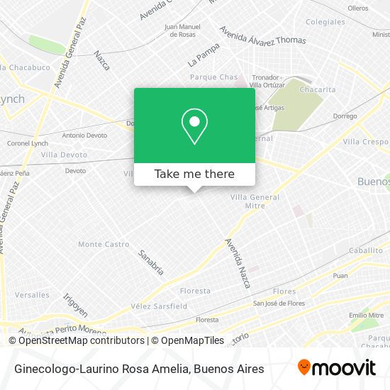 Ginecologo-Laurino Rosa Amelia map