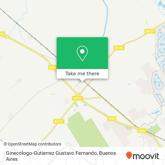 Mapa de Ginecologo-Gutierrez Gustavo Fernando