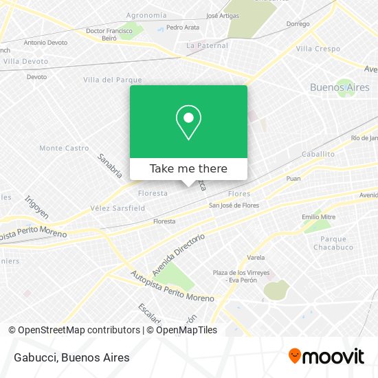 Mapa de Gabucci