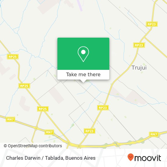 Charles Darwin / Tablada map