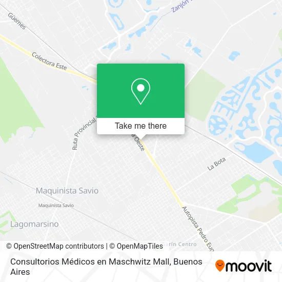 Mapa de Consultorios Médicos en Maschwitz Mall