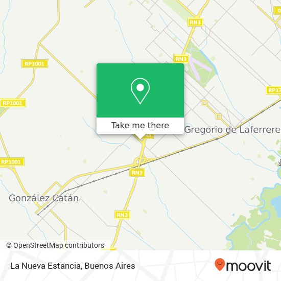 Mapa de La Nueva Estancia