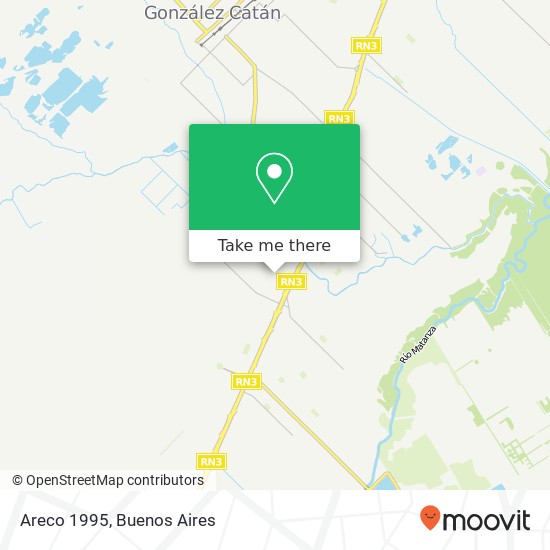 Areco 1995 map