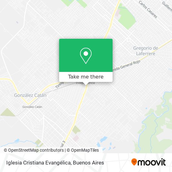 Mapa de Iglesia Cristiana Evangélica