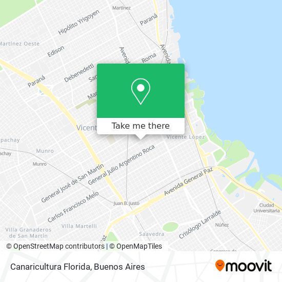 Canaricultura Florida map