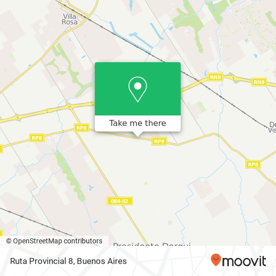 Ruta Provincial 8 map