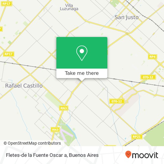 Fletes-de la Fuente Oscar a map