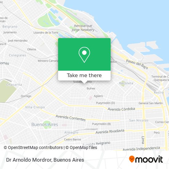 Dr Arnoldo Mordror map