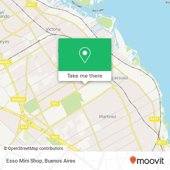 Mapa de Esso Mini Shop