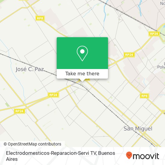 Electrodomesticos-Reparacion-Servi TV map