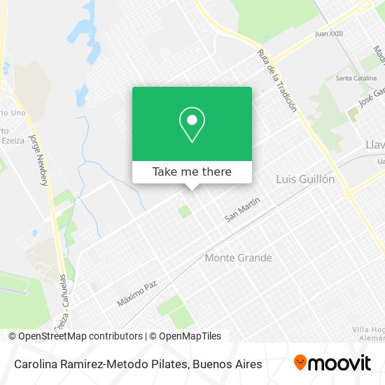 Carolina Ramirez-Metodo Pilates map