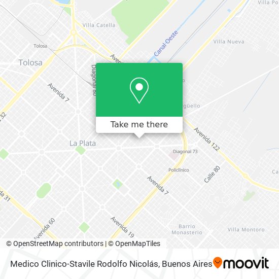 Medico Clinico-Stavile Rodolfo Nicolás map
