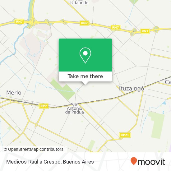Mapa de Medicos-Raul a Crespo