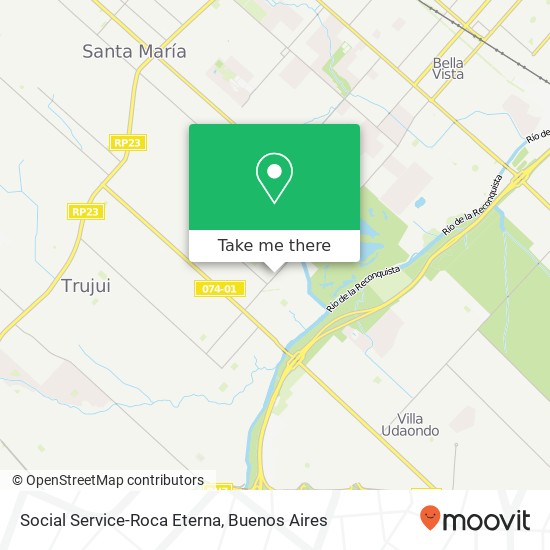 Social Service-Roca Eterna map