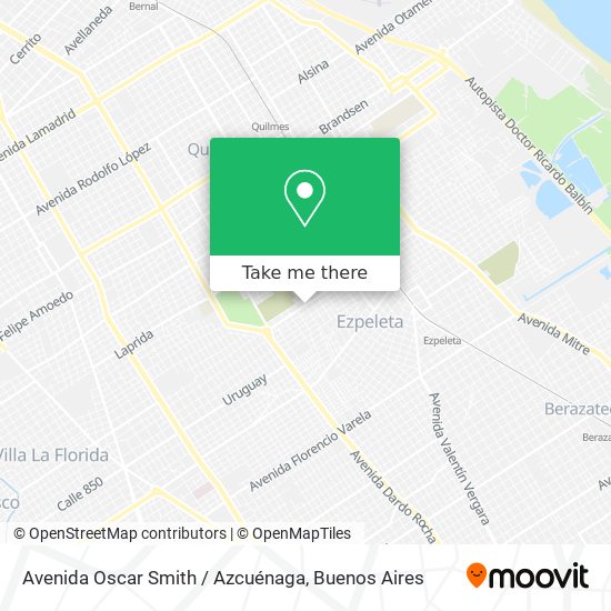 Avenida Oscar Smith / Azcuénaga map