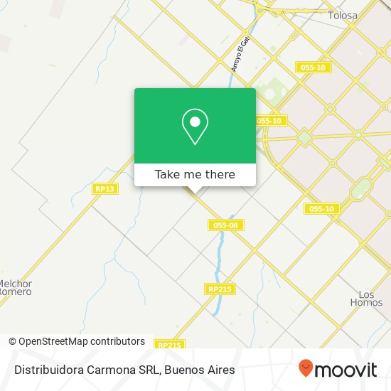 Distribuidora Carmona SRL map