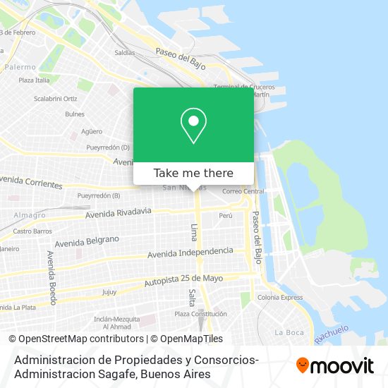 Administracion de Propiedades y Consorcios-Administracion Sagafe map