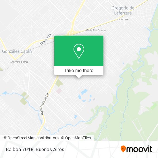 Balboa 7018 map