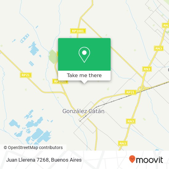 Juan Llerena 7268 map