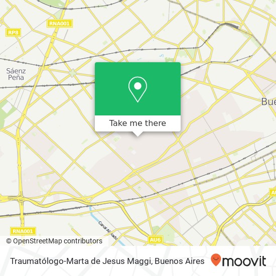Traumatólogo-Marta de Jesus Maggi map