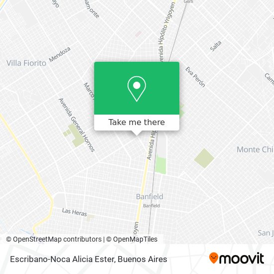 Mapa de Escribano-Noca Alicia Ester